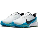 Nike Next% Tour 3 Waterproof Spiked Shoes - White/Black/Summit White/Light Current Blue