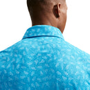Nike Par Dri-Fit Grass Print Polo Shirt - Aurora Blue