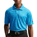 Nike Par Dri-Fit Grass Print Polo Shirt - Aurora Blue