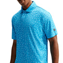 Nike Par Dri-Fit Grass Print Polo Shirt - Aurora Blue