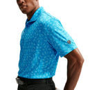Nike Par Dri-Fit Grass Print Polo Shirt - Aurora Blue
