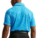 Nike Par Dri-Fit Grass Print Polo Shirt - Aurora Blue