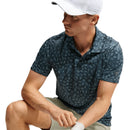 Nike Par Dri-Fit Grass Print Polo Shirt - Black