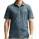 Nike Par Dri-Fit Grass Print Polo Shirt - Black
