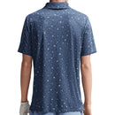 Nike Par Dri-Fit Microprint Birds Polo Shirt - Diffused Blue