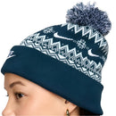 Nike Peak Beanie - Armory Navy/White/Glacier Blue/White