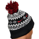 Nike Peak Beanie - Black/University Red/University Red