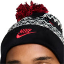 Nike Peak Beanie - Black/University Red/University Red