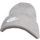 Nike Peak Beanie - Dk Grey Heather/White