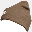 Nike Peak Beanie - Mosswood Brown/White