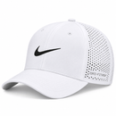 Nike Rise Dri-Fit Adv SwooshFlex Structured Golf Cap - White/Anthracite/Black