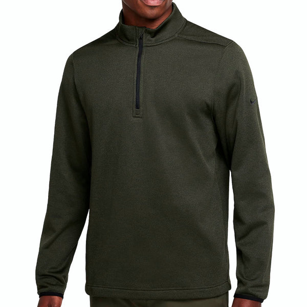 Nike Therma-FIT Victory 1/4 Zip Pullover - Cargo Khaki/Black