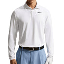 Nike Dri-Fit Velocity Long Sleeve Polo Shirt - White/Black