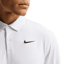 Nike Dri-Fit Velocity Long Sleeve Polo Shirt - White/Black