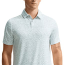 Nike Velocity Dri-Fit Micro-Print Polo Shirt - Baltic Blue/Baltic Blue/White