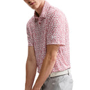 Nike Velocity Dri-Fit Micro-Print Polo Shirt - Gym Red/Gym Red/White