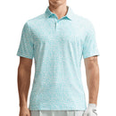 Nike Dri-Fit Velocity Micro-Print Polo Shirt - Baltic Blue/Baltic Blue/White