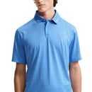Nike Dri-Fit Velocity Printed Polo Shirt - University Blue/White