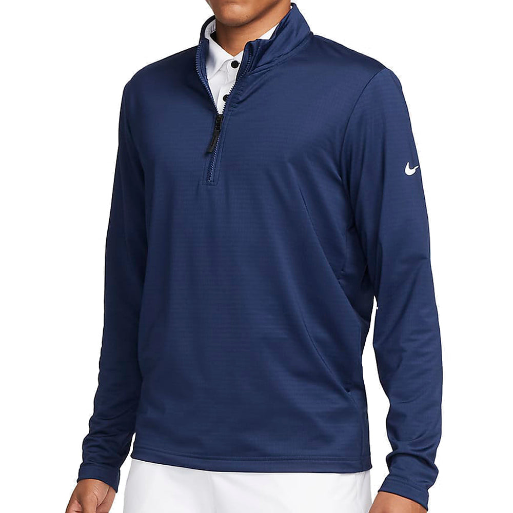 nike navy half zip