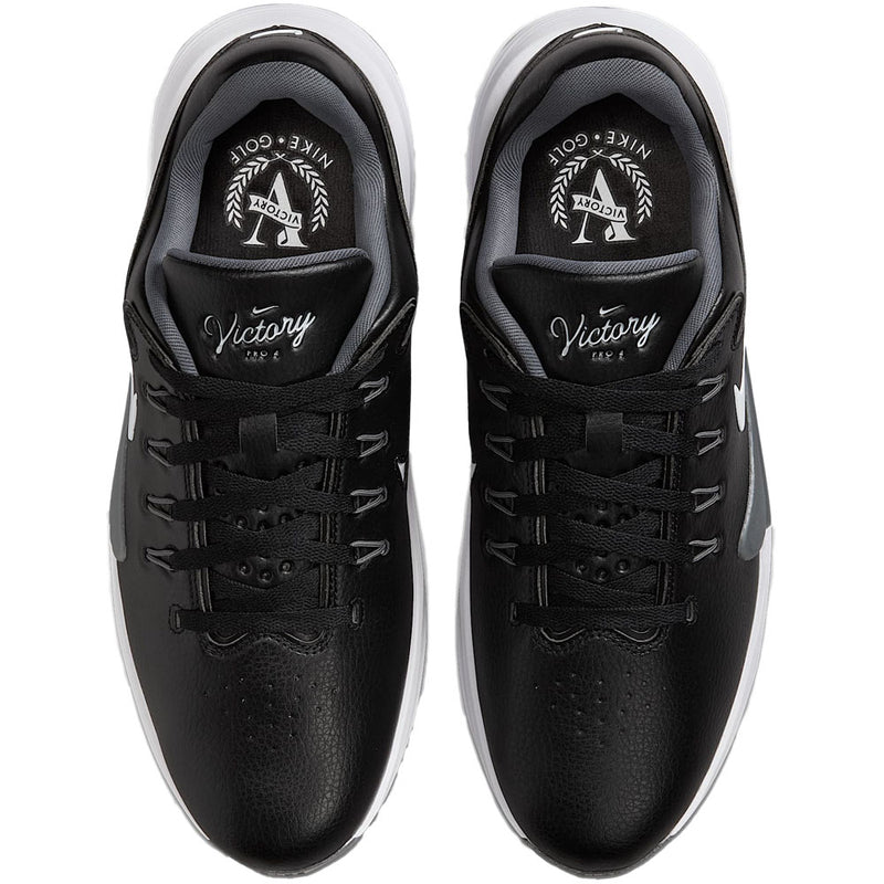 Nike Victory Pro 4 Spiked Waterproof Shoes - Black/White-Iron Grey