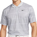 Nike Dri-FIT Victory+ Ripple Polo Shirt - Cool Grey/Light Smoke Grey/Black