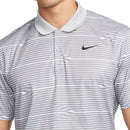Nike Dri-FIT Victory+ Ripple Polo Shirt - Cool Grey/Light Smoke Grey/Black