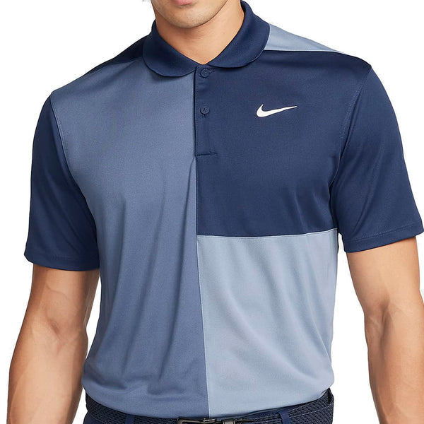 Nike Victory+ Dri-FIT Polo Shirts - Midnight Navy/Ashen Slate/White