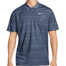 Nike Dri-FIT Victory+ Ripple Polo Shirt - Midnight Navy/Diffused Blue/White