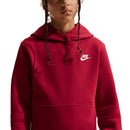 Nike Junior Sportswear Club Fleece Hoodie - Tough Red/White