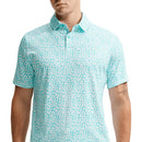 Nike Dri-Fit Velocity Micro-Print Polo Shirt - Baltic Blue/Baltic Blue/White