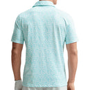 Nike Dri-Fit Velocity Micro-Print Polo Shirt - Baltic Blue/Baltic Blue/White