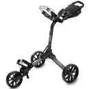 Bag Boy Nitron Auto Open 3-Wheel Push Trolley - Graphite/Charcoal