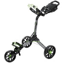Bag Boy Nitron Auto Open 3-Wheel Push Trolley - Grey/Lime