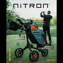 Bag Boy Nitron Auto Open 3-Wheel Push Trolley - Grey/Lime