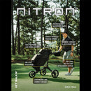 Bag Boy Nitron Auto Open 3-Wheel Push Trolley - Grey/Lime