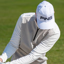 Ping Nolan 1/4 Zip Pullover - Willow/Egret