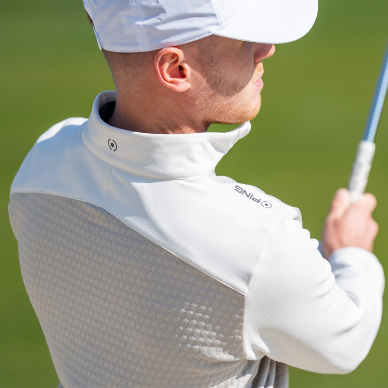 Ping Nolan 1/4 Zip Pullover - Willow/Egret