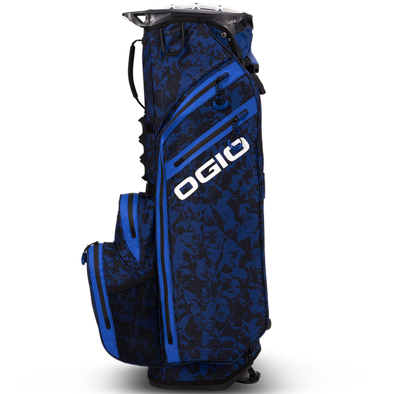 OGIO Golf All Elements Waterproof Stand Bag - Blue Floral Abstract