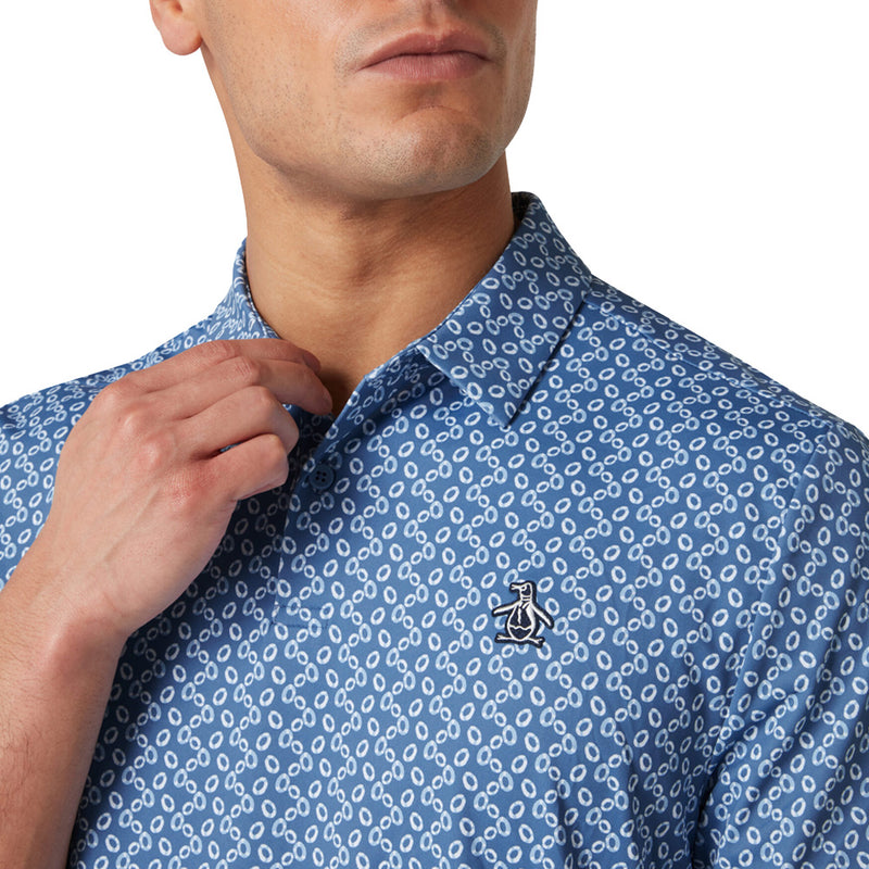 Original Penguin All-Over Lifesaver Print Polo Shirt - Quiet Harbor