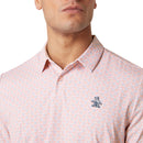 Original Penguin All-Over Lifesaver Print Polo Shirt - Charm Pink