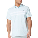 Original Penguin Engineered Novelty Striped Polo Shirt - Bright White