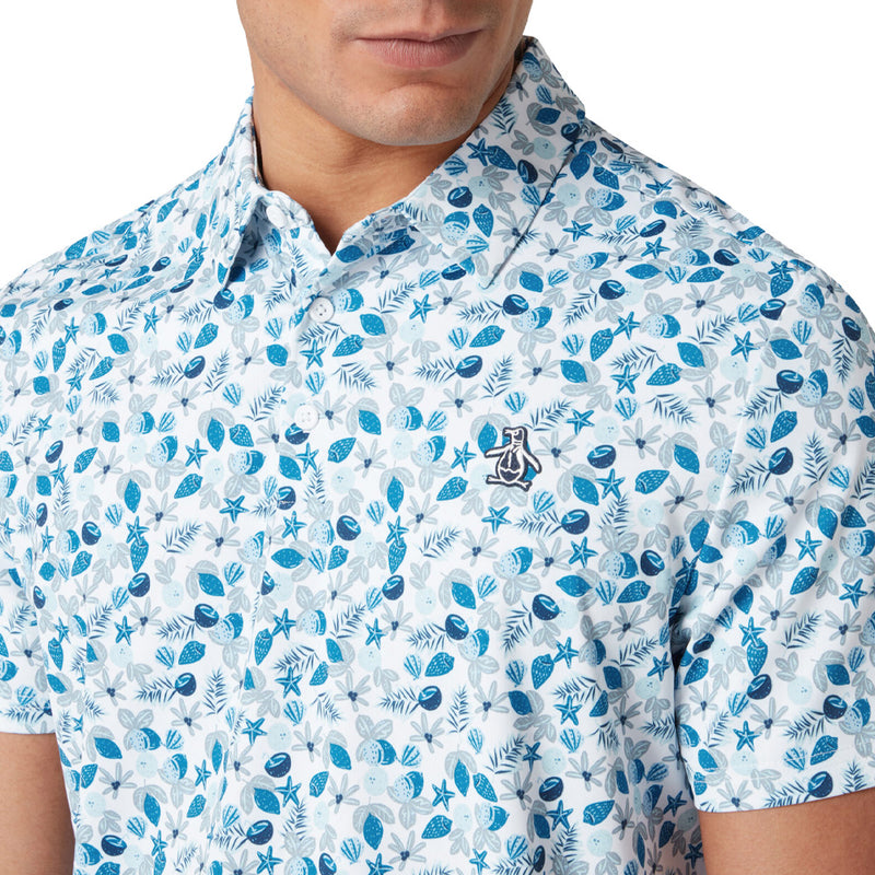 Original Penguin Coconut Caddy Polo Shirt - Bright White
