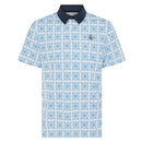 Original Penguin Pete’s Cocktail Windowpane Polo Shirt - Bright White