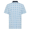 Original Penguin Pete’s Cocktail Windowpane Polo Shirt - Bright White