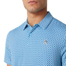 Original Penguin Pete’s Bowtie Print Polo Shirt - Blue Grotto