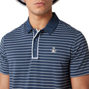 Original Penguin Heritage Stripe Polo Shirt - Black Iris