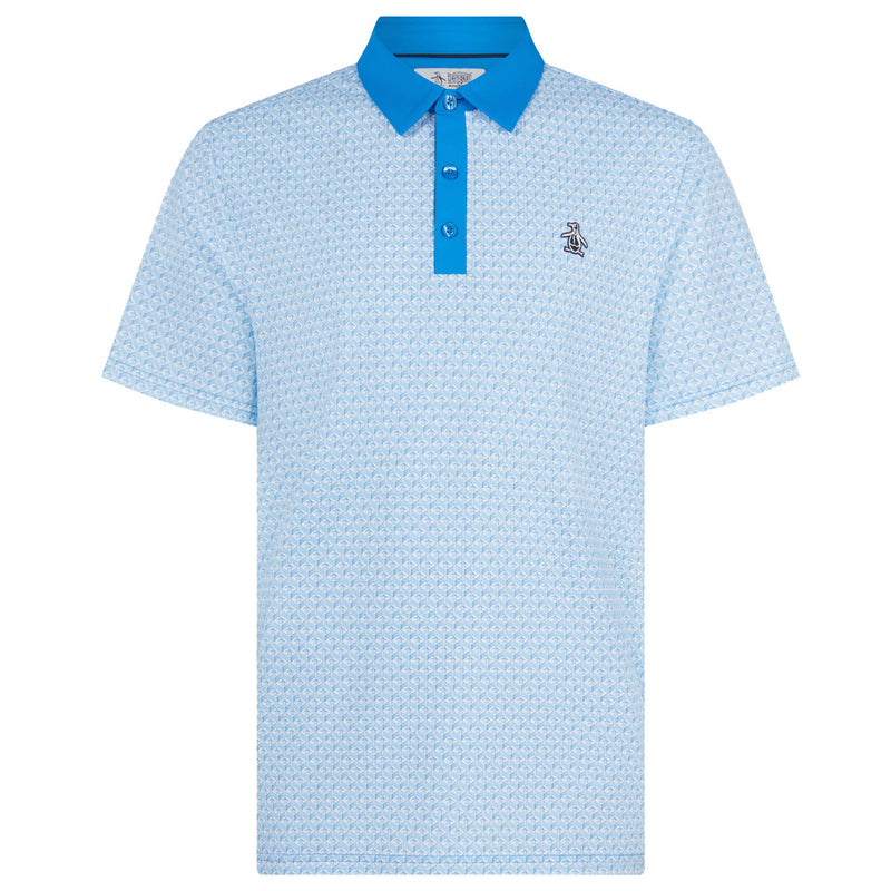 Original Penguin Pete’s Tee Time Polo Shirt - French Blue