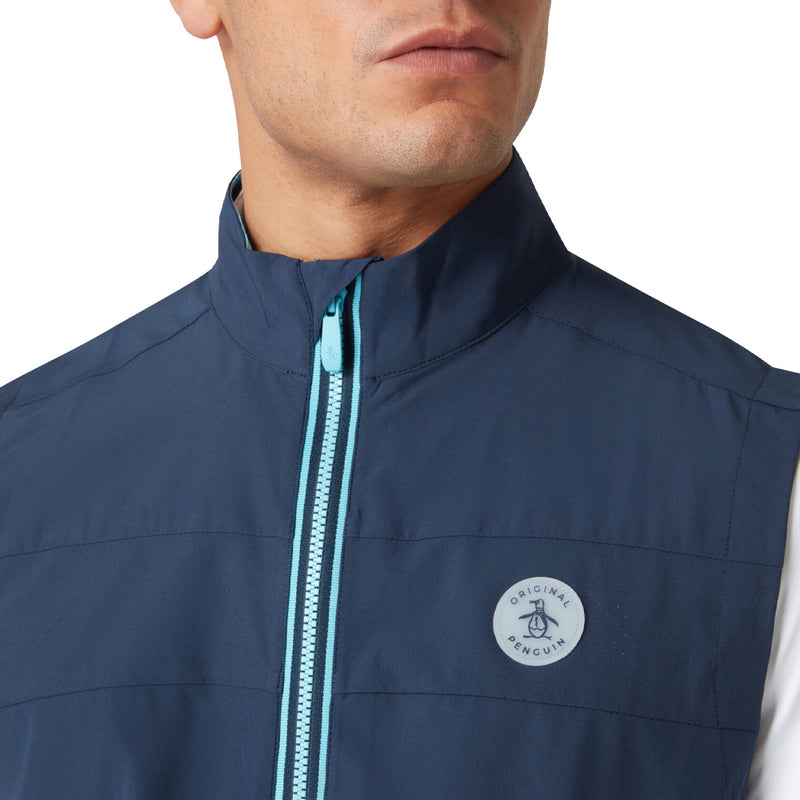 Original Penguin Heritage Packable Gilet - Black Iris