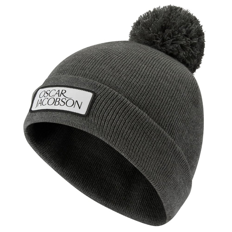 Oscar Jacobson Knitted Beanie - Pewter Marl