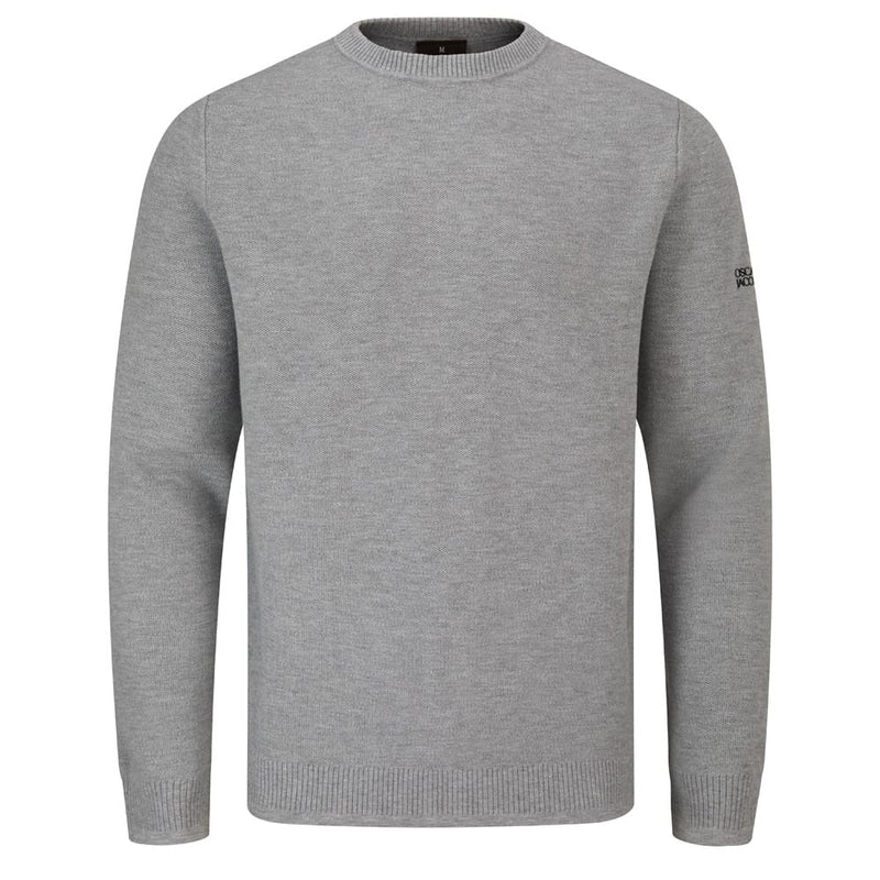 Oscar Jacobson Blackwell Sweater - Pewter Marl